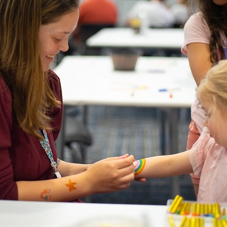 Children's activities at family fest