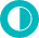 Half-circle icon