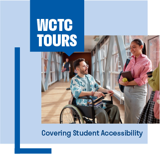 WCTC accessibility tour graphic