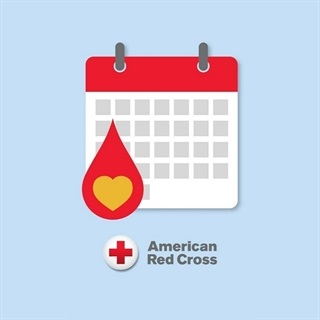 American Red Cross blood drive promotional graphic