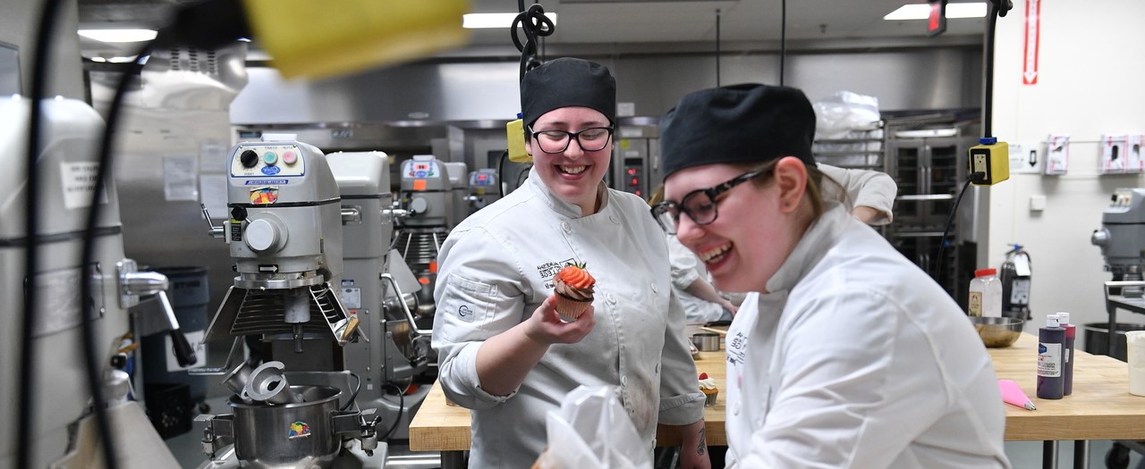 Students in WCTC Baking and Pastry Lab